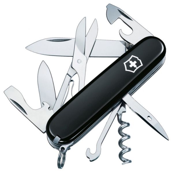 Нож перочинный Victorinox Climber, 91 мм, 14 функций, рукоять пластик, черный